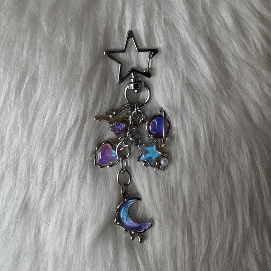 Purple Star Keychain