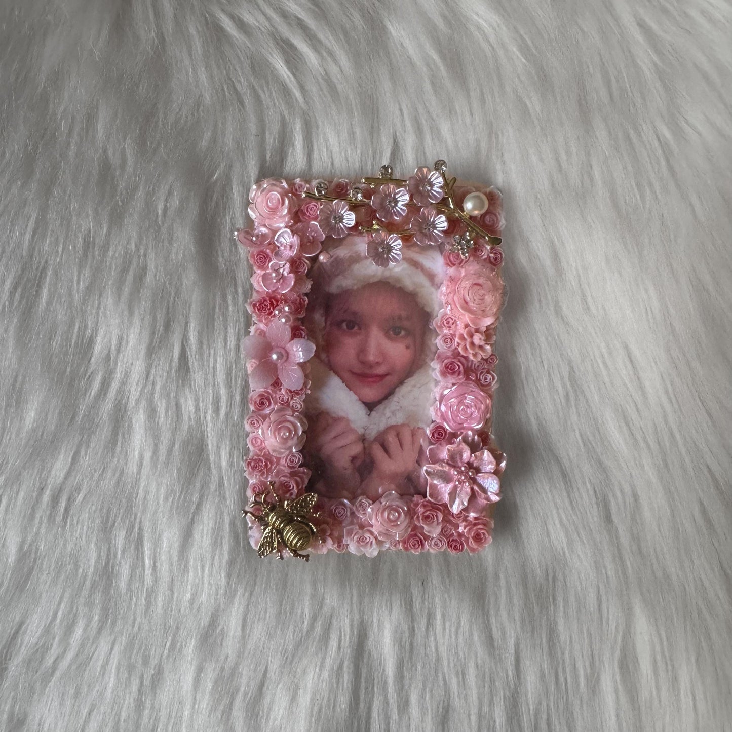 Pink with Bee Decoden Toploader