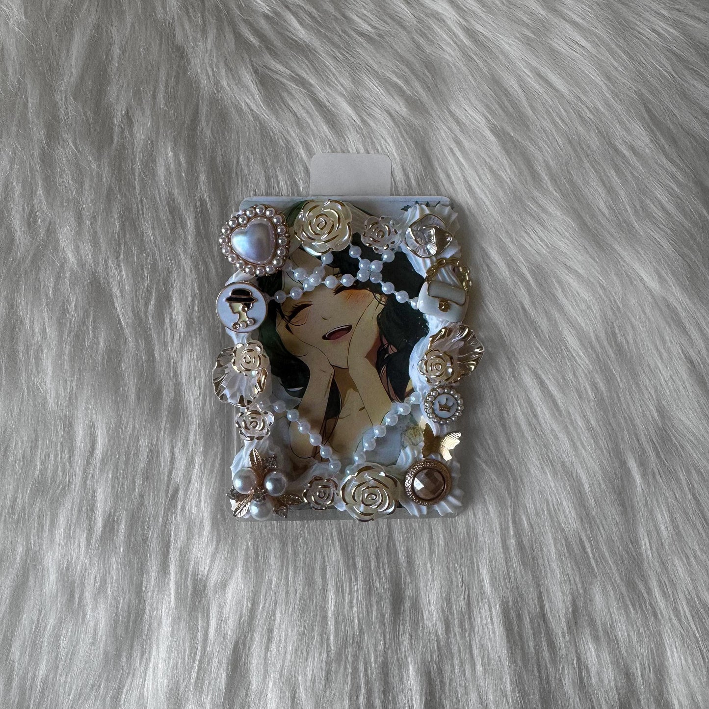 White and Golden Decoden Toploader