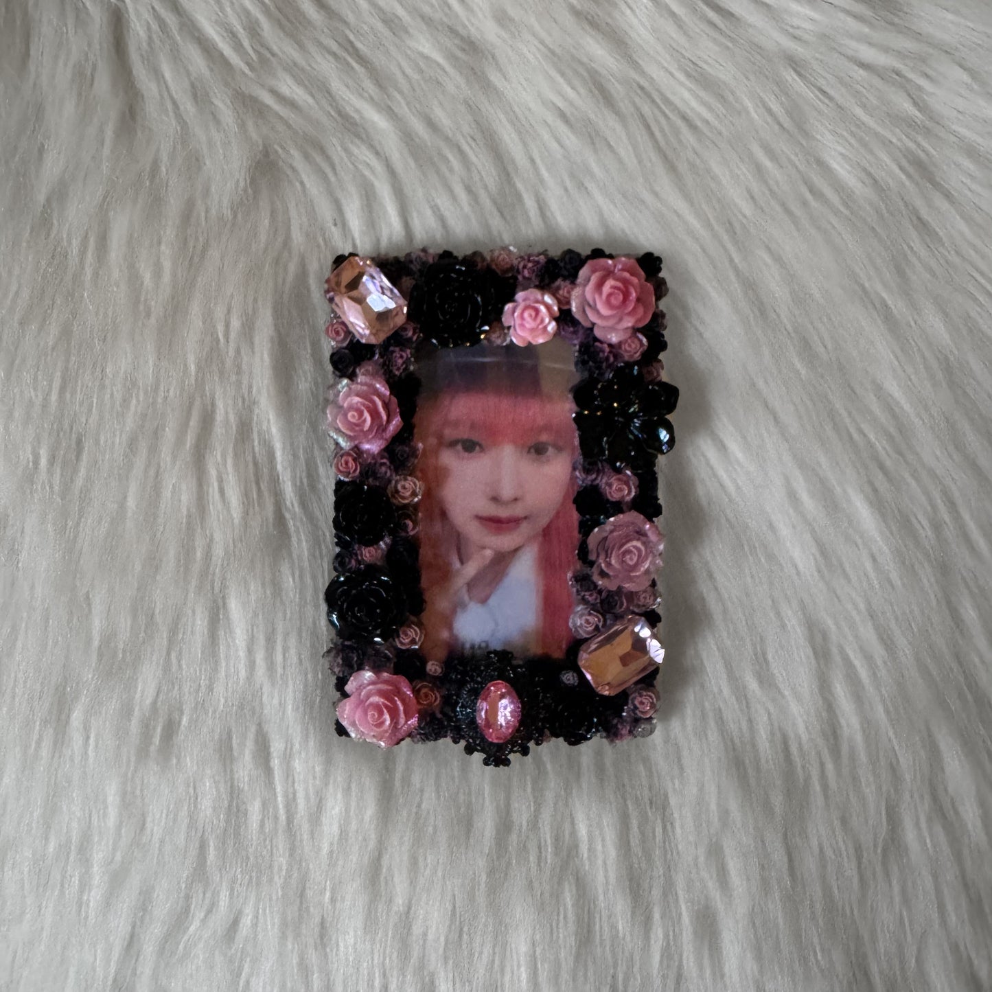 Black and Pink Decoden Toploader