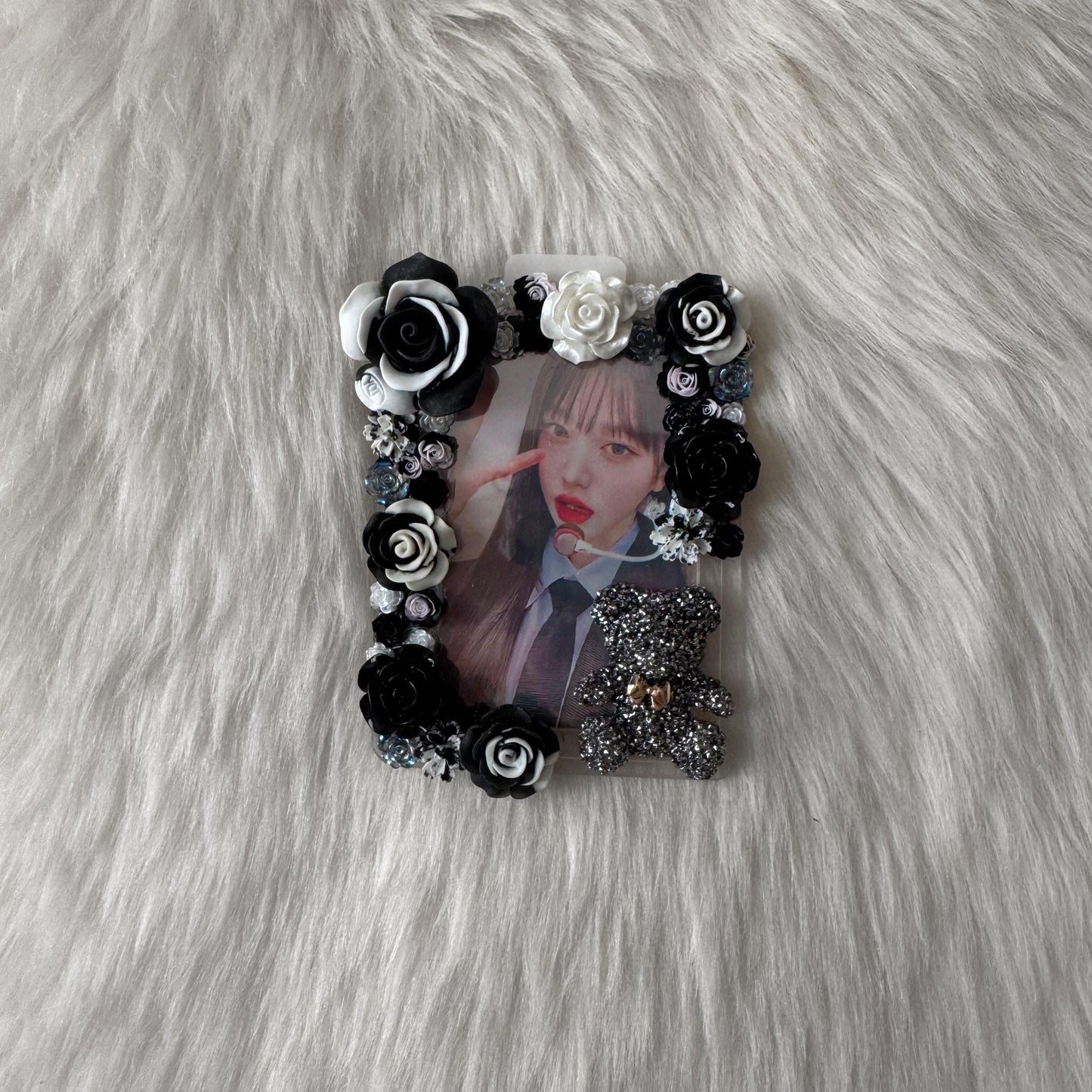 Black and White with Bear Decoden Toploader