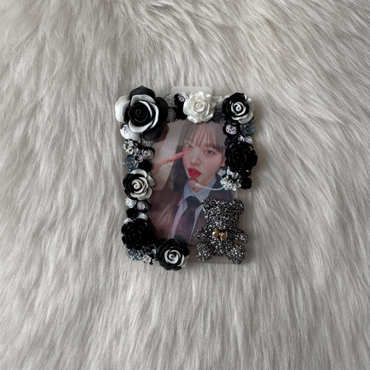 Black and White with Bear Decoden Toploader