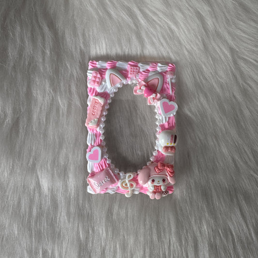 Pink and White Melody Decoden Toploader