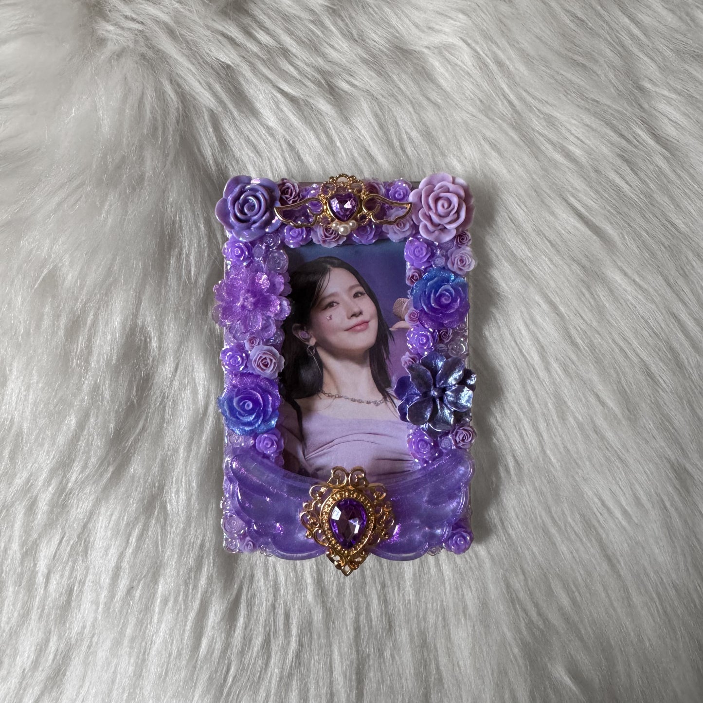 Purple with Wings Decoden Toploader