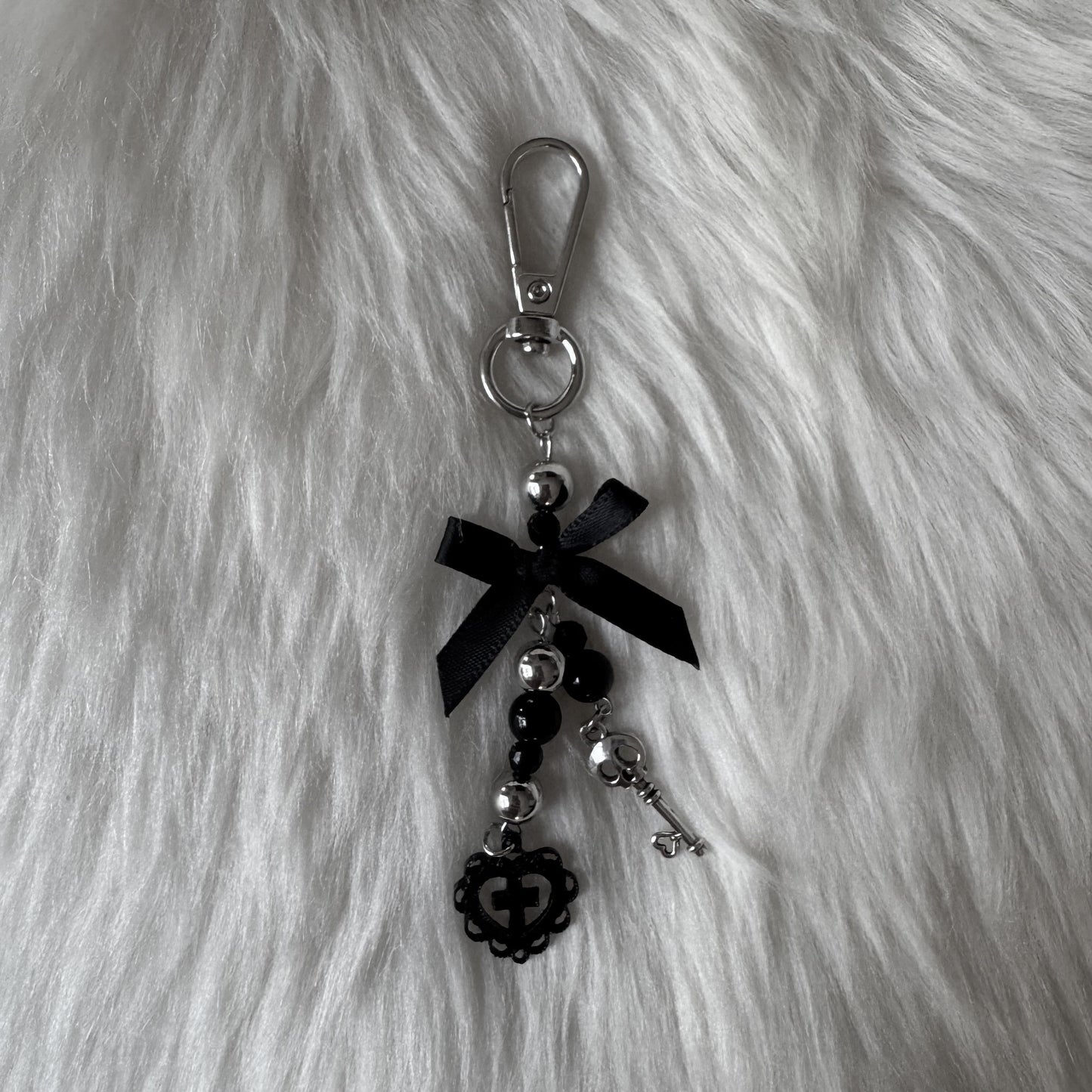 Black Heart Keychain