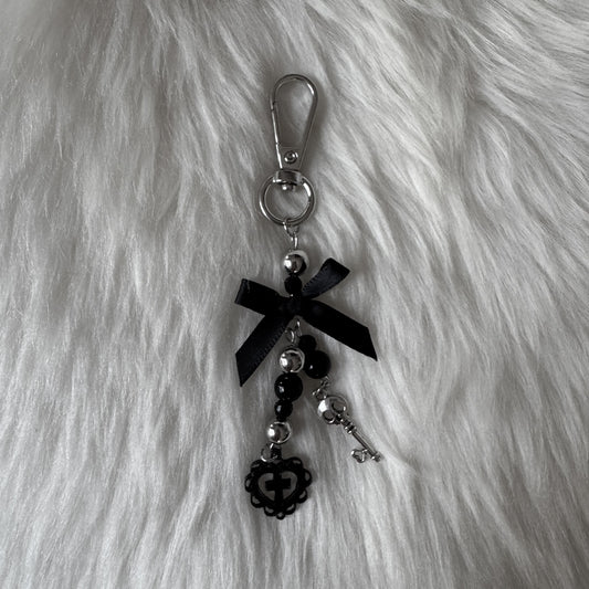 Black Heart Keychain