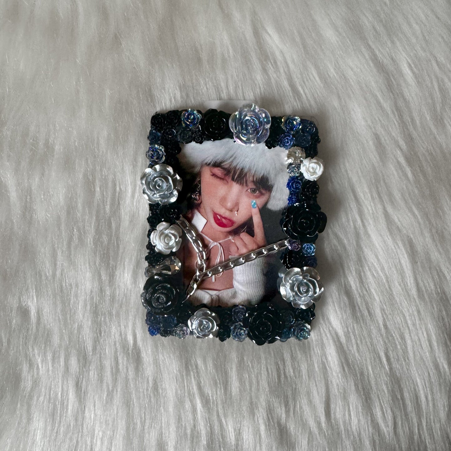 Black and Silver Decoden Toploader
