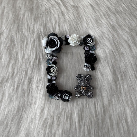 Black and White with Bear Decoden Toploader