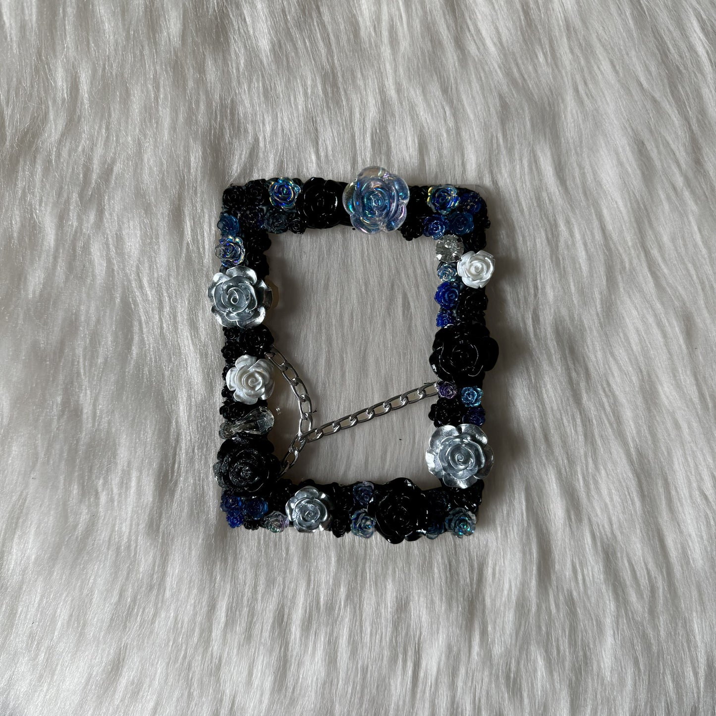 Black and Silver Decoden Toploader
