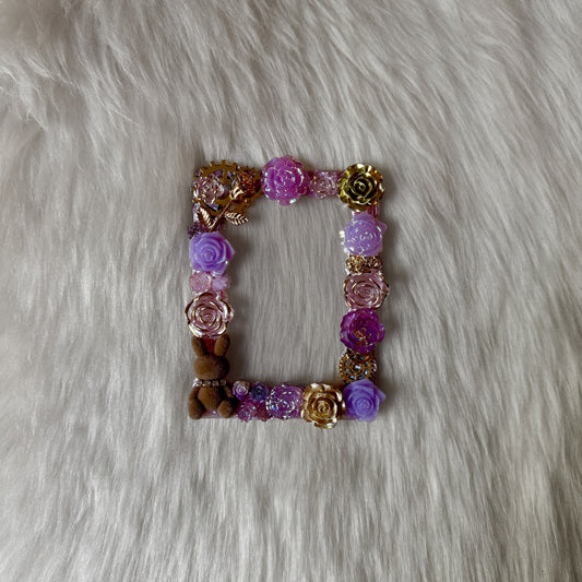 Purple and Golden with Bunny Decoden Toploader