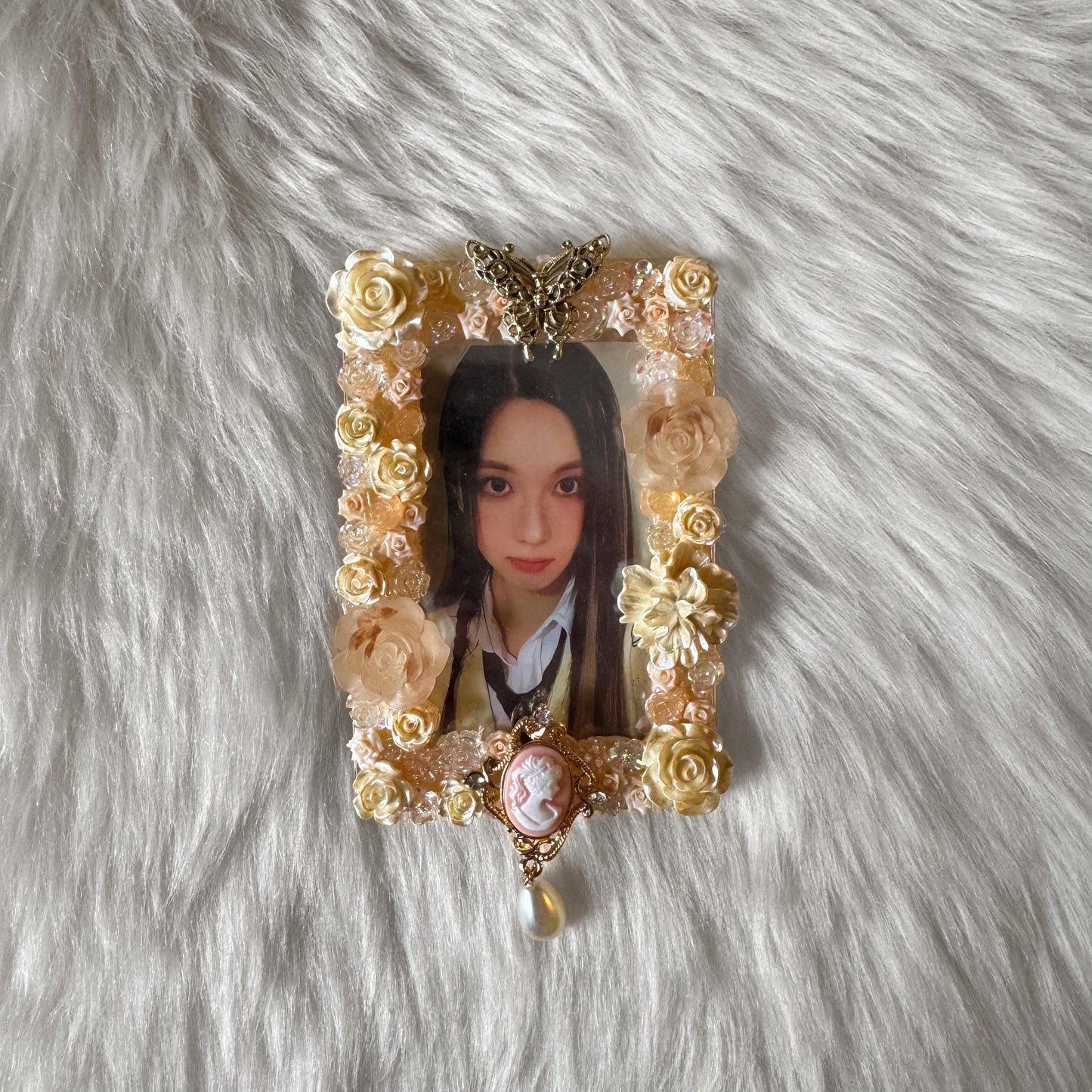 Beige with Camafeo Decoden Toploader