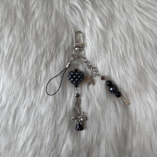 Black Heart Keychain